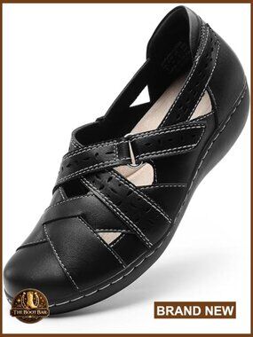 Slip On Loafers Flat Walking Shoes Orthopedic Work Shoes Arch Support